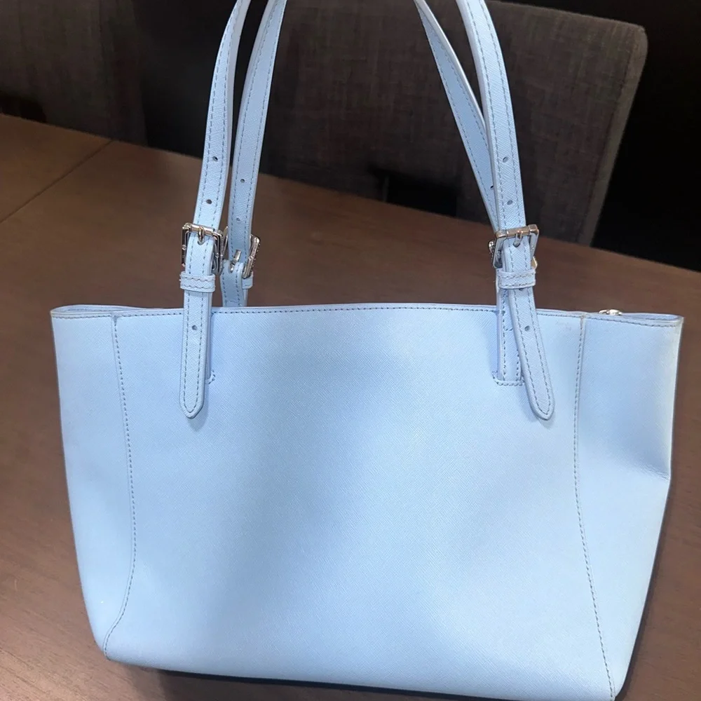 Tory Burch Blue Tote Bag - Picture 4 of 6